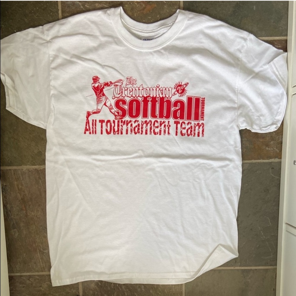 PLEASE READ BELOW Trentonian softbal t-shirts